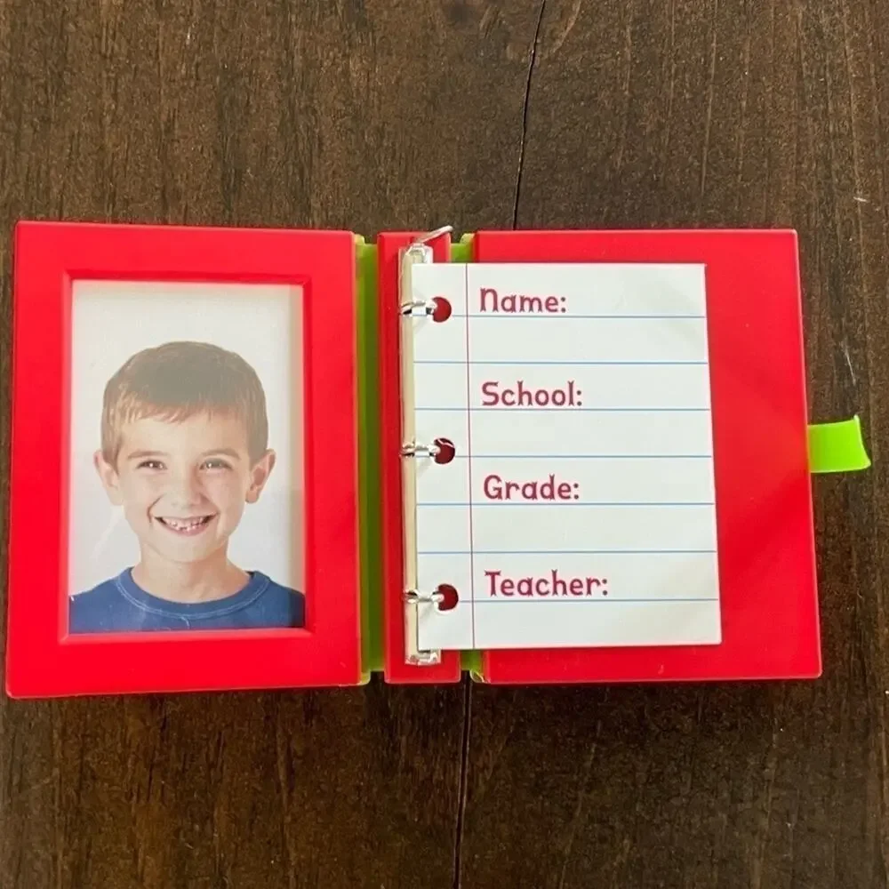 Hallmark Keepsake Christmas Ornament‎ 2019 School Days Notebook Photo Frame